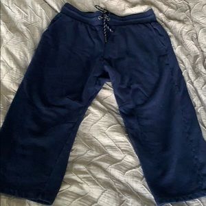 Plhuid cropped sweatpants in Navy